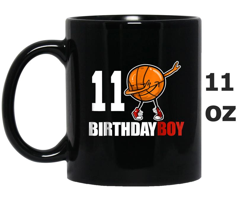 11 Year Old Birthday dabbing Basketball - Teen Gift Mug OZ