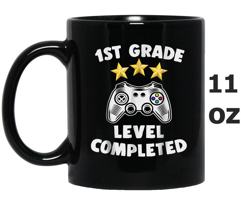 1st Grade Graduation  Funny Video Gamer Gift Tee Mug OZ