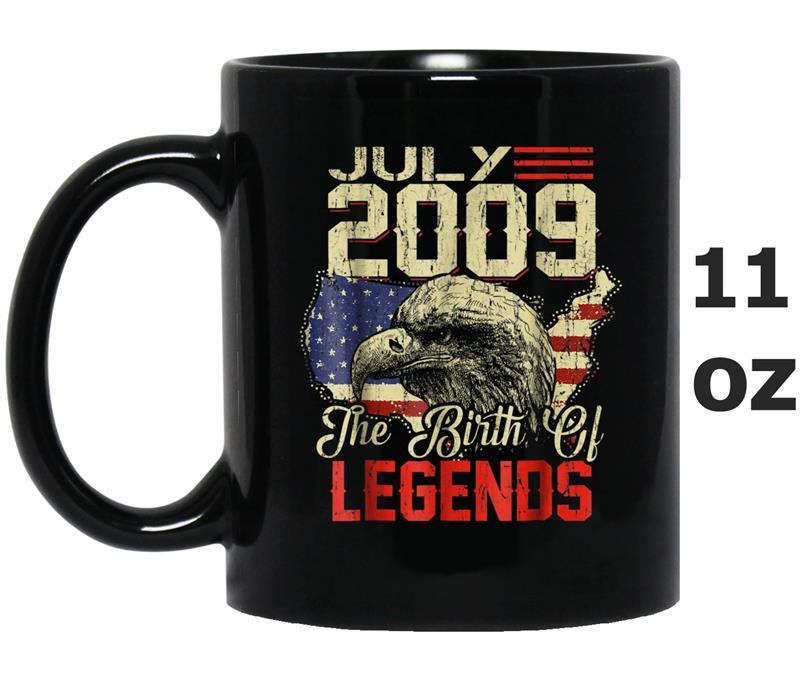 2009 JULY Vintage The Birth Of Legends Aged 9 Years Old Mug OZ