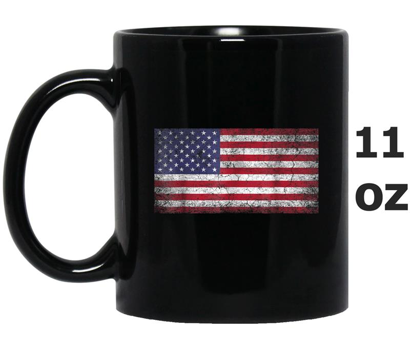 2018 4th of July  Official Vintage American Flag USA Mug OZ