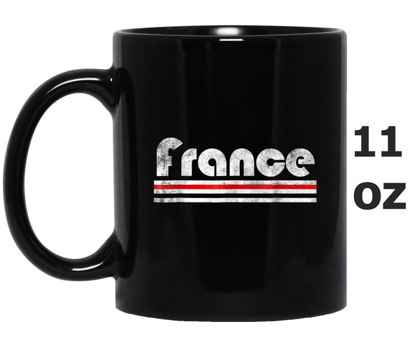 2018 France French Fan Retro Flag  Allez Les Bleus Mug OZ
