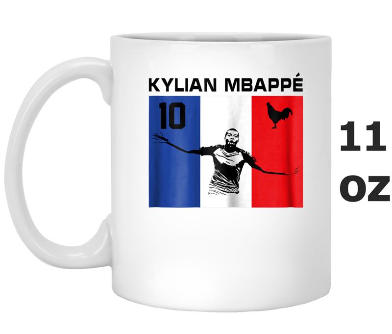 2018 Kylian Mbappe Soccer No10 France funny Tee Mug OZ