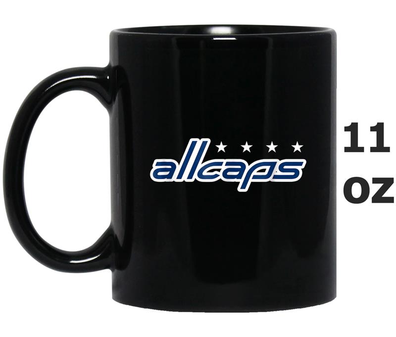 4 stars for ALLCAPS  for Washington hockey playoffs Mug OZ