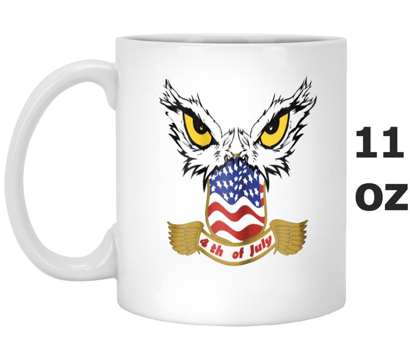 4 Th July 2018 US Independence Day Eagles Mug OZ