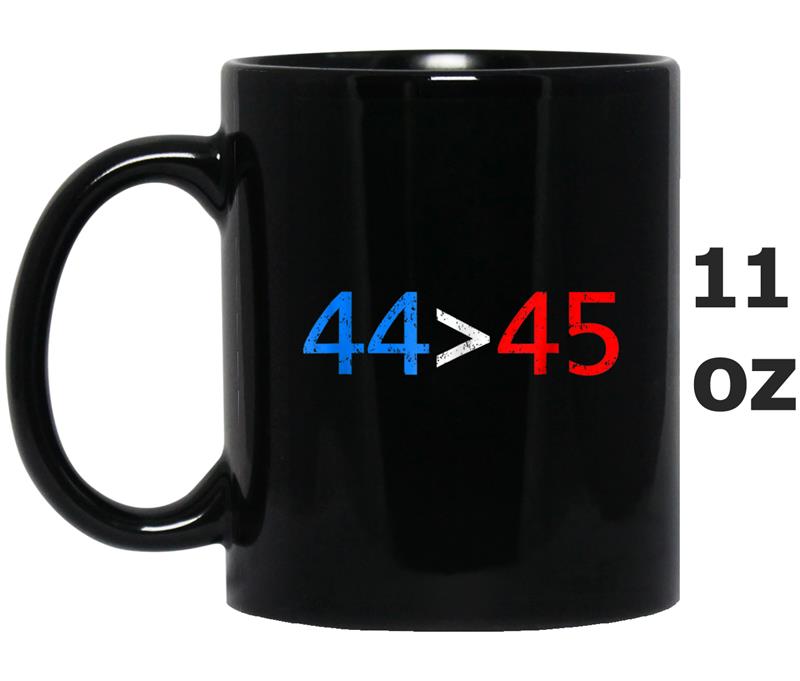 44  45 The 44th President is Greater Than 45th Mug OZ