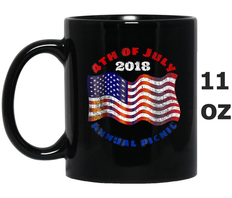 4th of July Annual Picnic 2018 Mug OZ