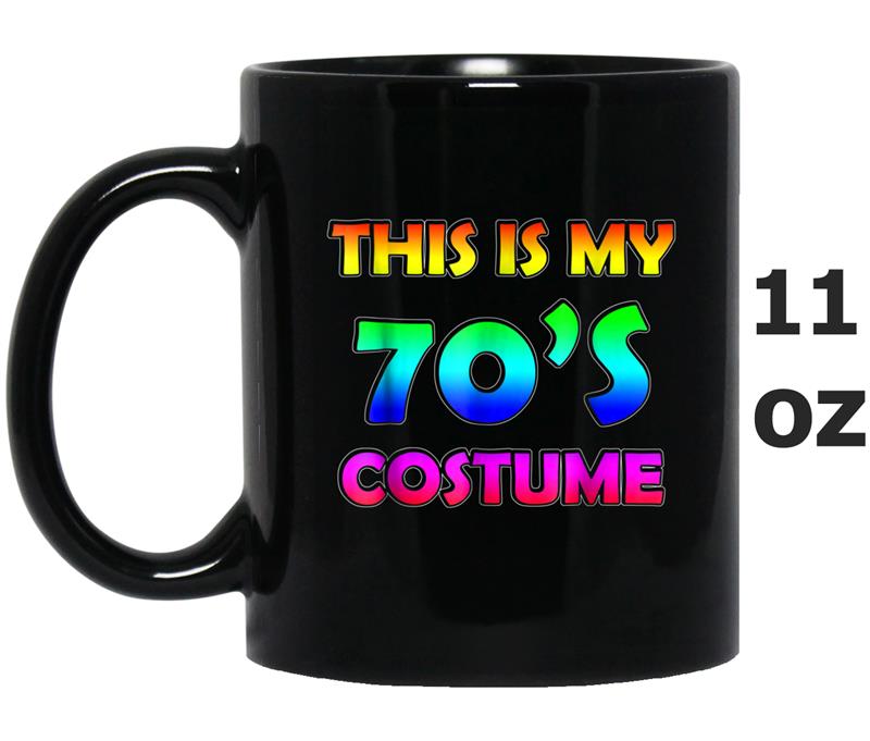 70s Costume Halloween  for 1970s Party men women top Mug OZ