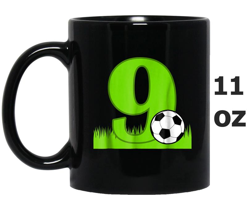 9th Birthday Soccer  for 9 years old Mug OZ