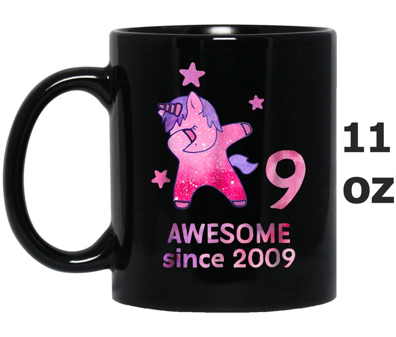 9th Birthday  Unicorn Gift Girls Age 9 Women Mug OZ
