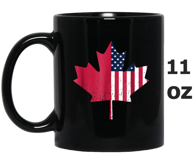 America Canada Flag 2018  Fourth of July Canada day Mug OZ