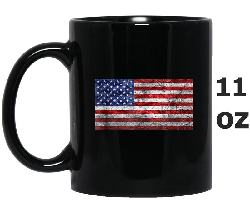 American Usa Flag  - 4 th July Independence Day Mug OZ