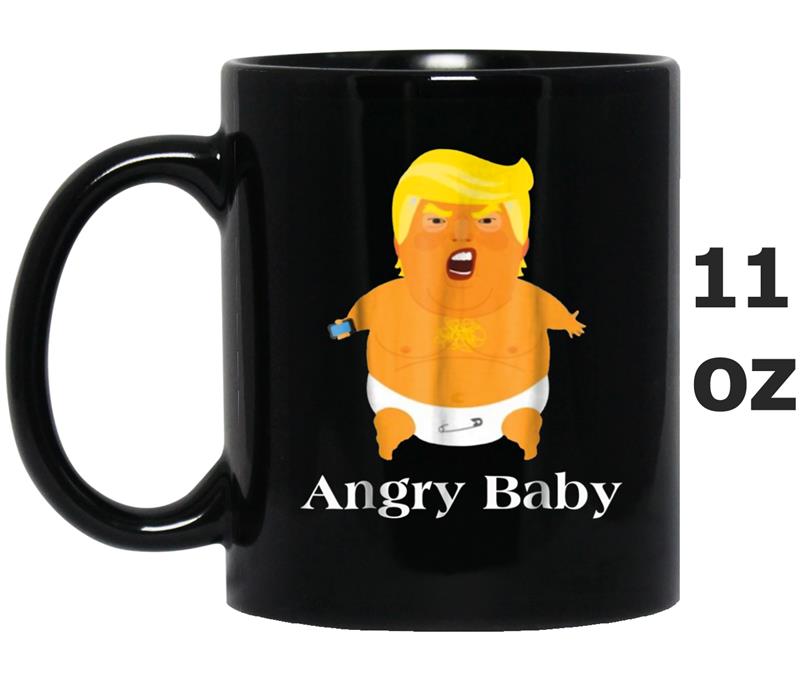 angry baby funny balloon anti trump impeach Mug OZ