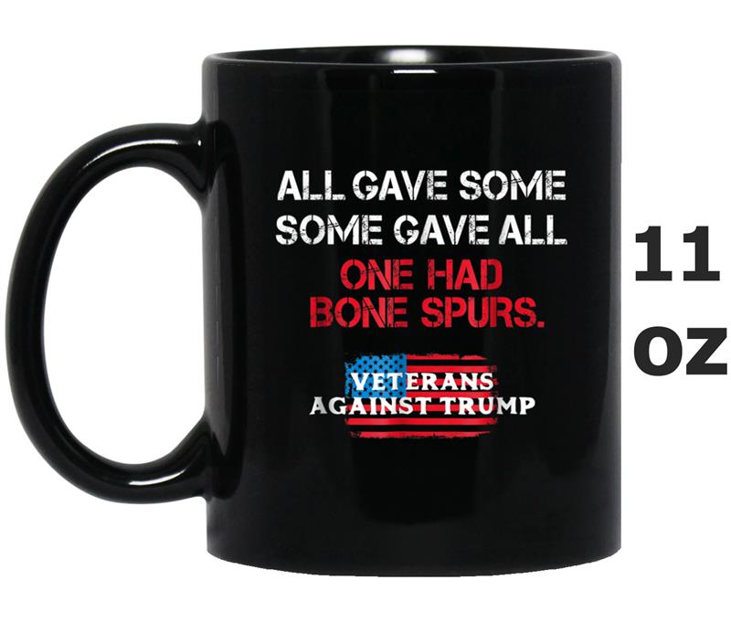 Anti-Trump Veterans  Draft Dodger Cadet Bone Spurs Mug OZ