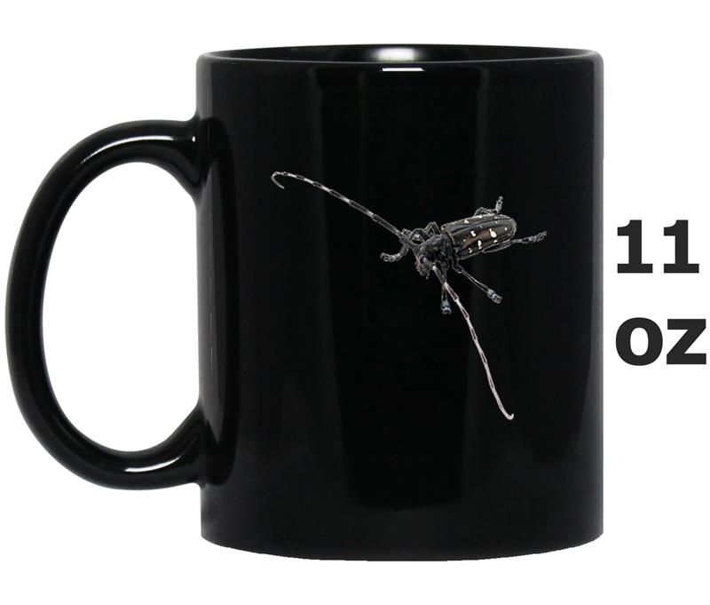 Asian Longhorned Beetle Bug Insect Beetle Funny  Tee Mug OZ