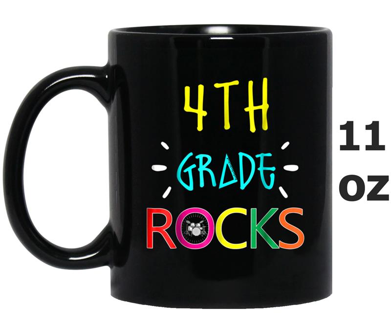 Awesome 4th Grade Rocks Gift  Funny Back To School Mug OZ