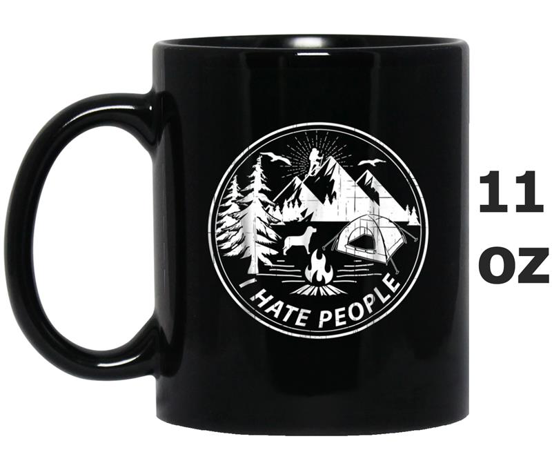 Awesome I Hate People  for Camping Lovers Mug OZ