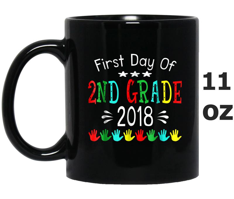 Back To School First Day Of 2nd Grade  Teacher Student Mug OZ