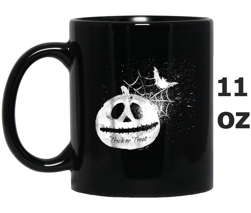 Bat Spiderweb Pumpkin Trick Treat Halloween Theme Mug OZ