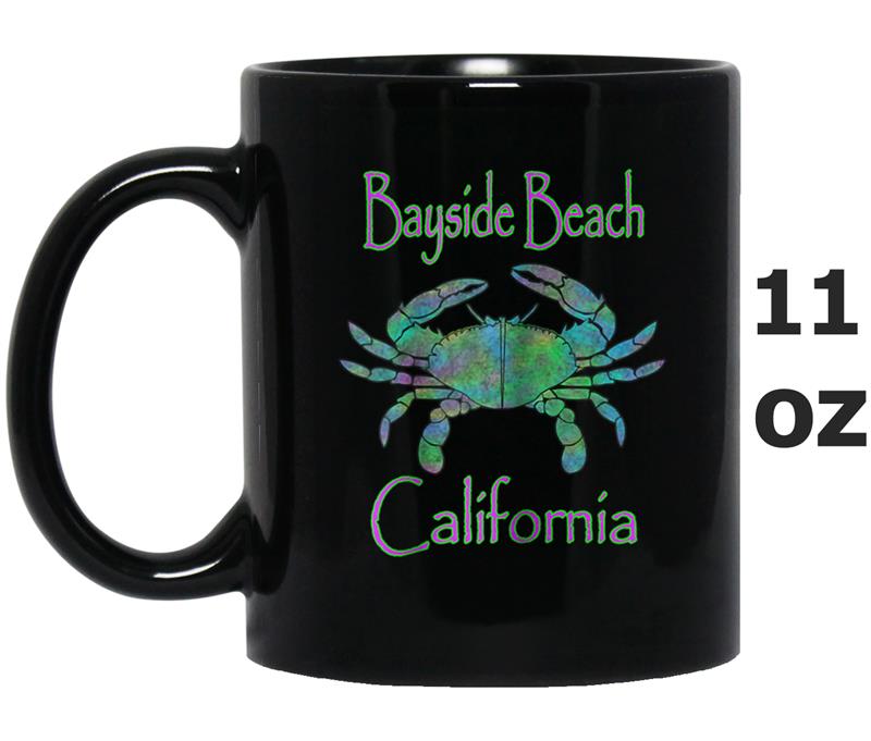 Bayside Beach California Dungeness Crab Mug OZ