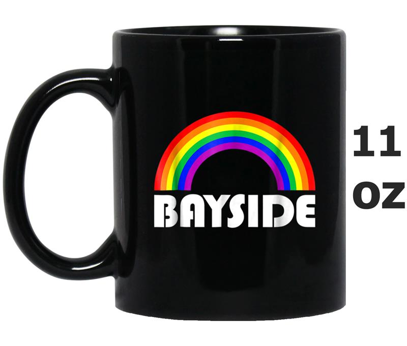 Bayside Rainbow Gay LGBT LGBTQ Flag Bayside Mug OZ