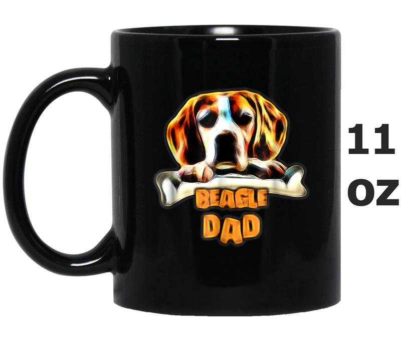 Beagle Dad Dog Lover Owner Gift Short Sleeve Mug OZ