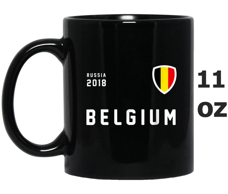 Belgium football soccer  jersey crest  Russia  2018 Mug OZ