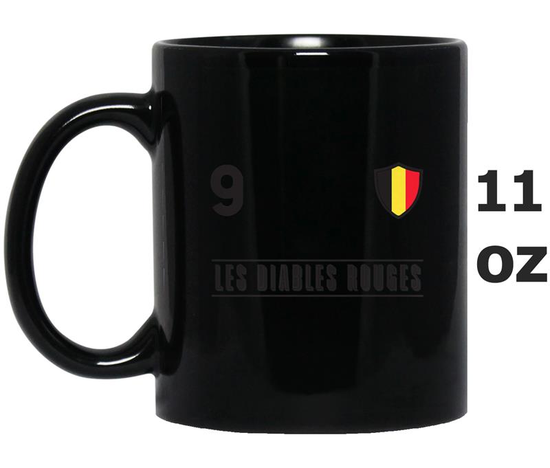 Belgium Player Number 9  2018 Belgique Team Jersey Mug OZ