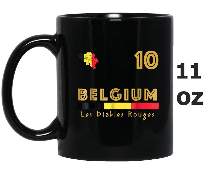 Belgium Soccer  Jersey Team Flag Gift Football World Mug OZ