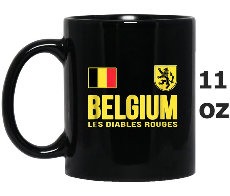 Belgium  Belgian Soccer Football Fan Jersey 2018 Mug OZ