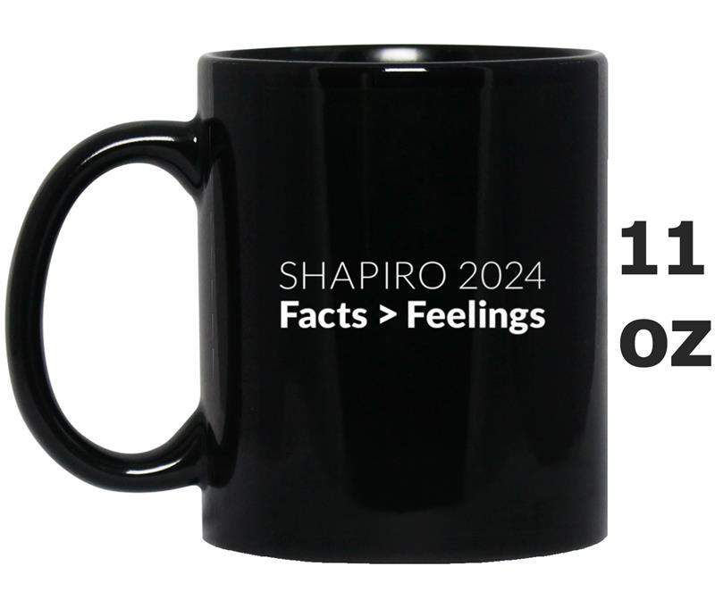 Ben Shapiro 2024 Facts  Feelings Mug OZ