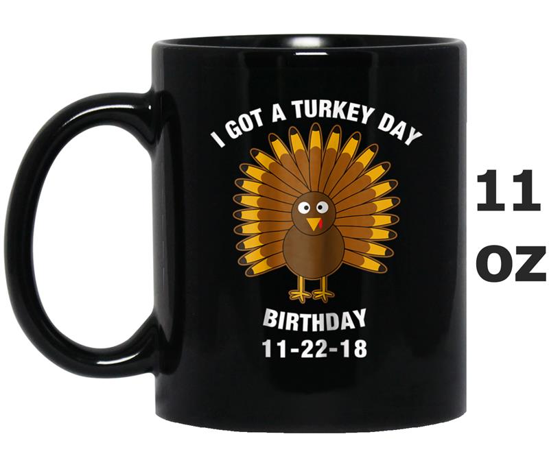 Birthday on Thanksgiving 11-22   for Kids Mug OZ