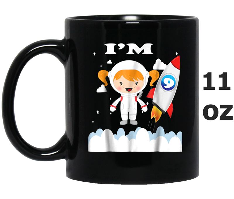 Birthday  for 9 Year Old Girl Space Exploration Theme Mug OZ