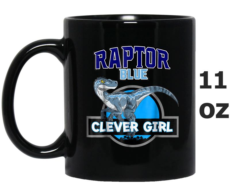 BLUE RAPTORS JURASSIC THE LOST WORLD CLEVER GIRL Mug OZ