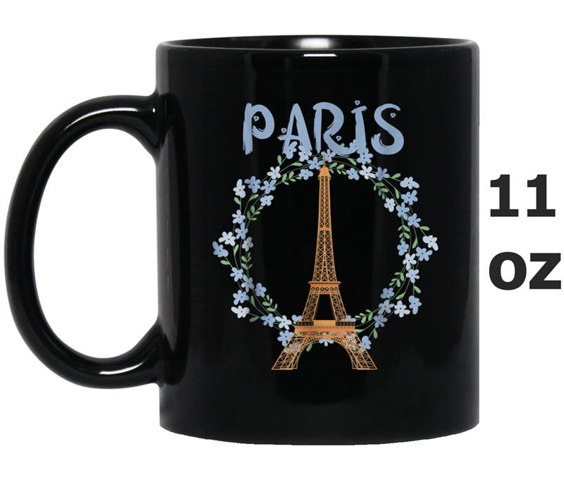 Bonjour Paris France Eiffel Tower Mug OZ