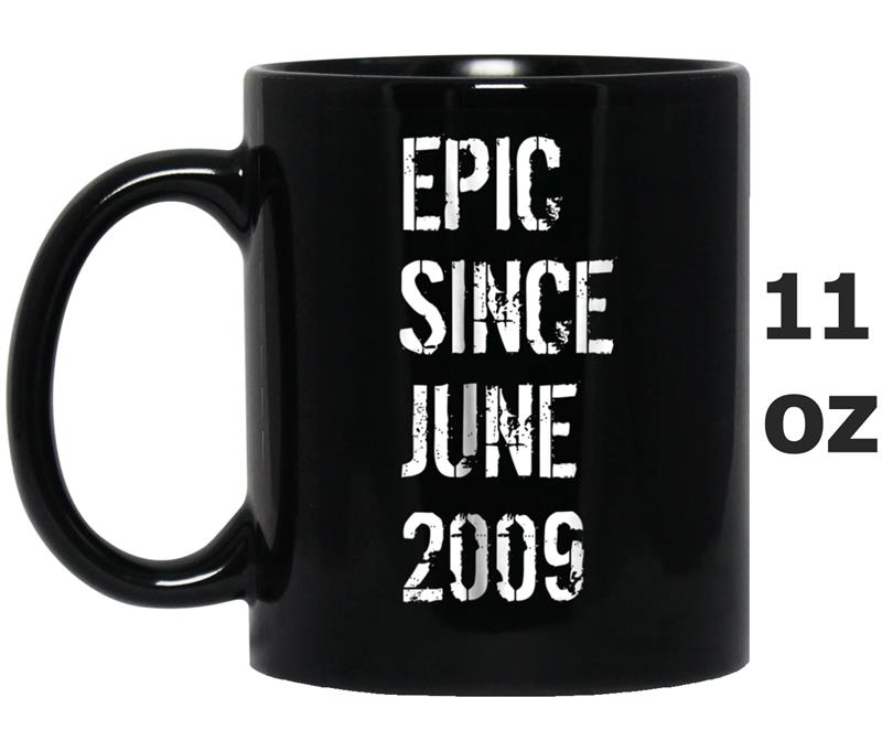 Born In June 2009 Birthday Gift  9 Year Old Gift Mug OZ