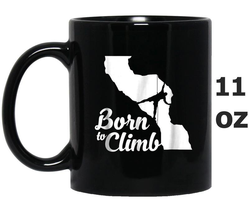 BORN TO CLIMB Climbing Mug OZ