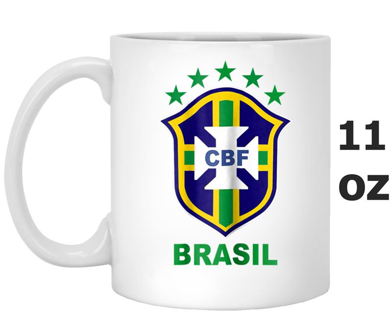 Brasil, Copa Do Mundo, Russia 2018  - Camiseta Futebol Mug OZ