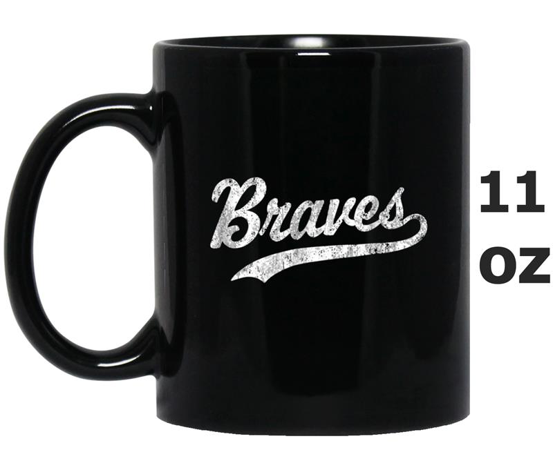 Braves Mascot  Vintage Sports Name Tee Design Mug OZ