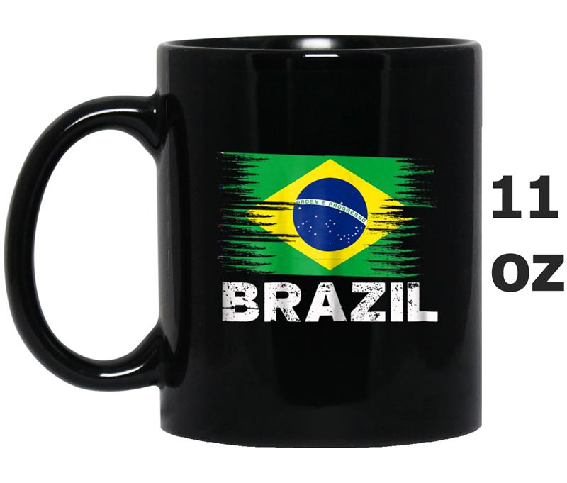 Brazil - Brazilian Flag   Sports Soccer Football Gift Mug OZ