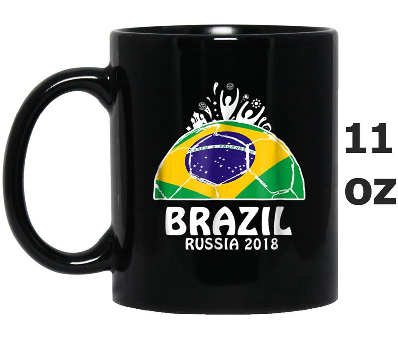 Brazil Team Russia 2018 World Soccer  cup fan jersey Mug OZ