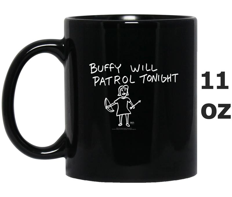 Buffy the Vampire Slayer Buffy Will Patrol Tonight Mug OZ