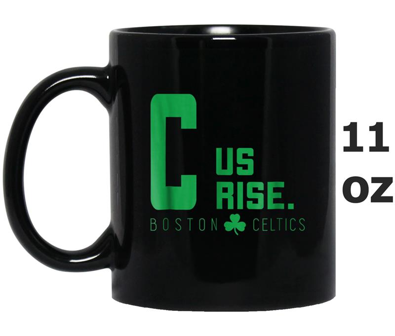 C Us Rise Boston Celtic  Playoffs Mug OZ