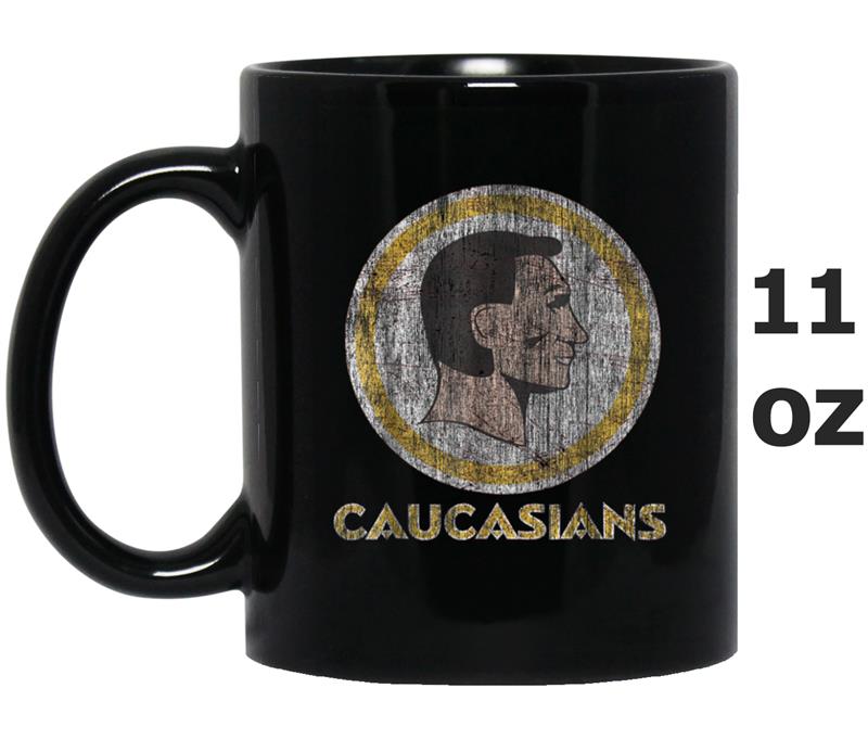 Caucasian  Funny Vintage Caucasians Retro Mug OZ