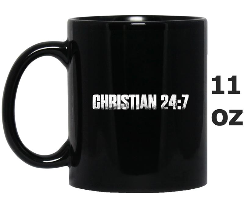 Christian 247 Bible Study Novelty Gif Mug OZ