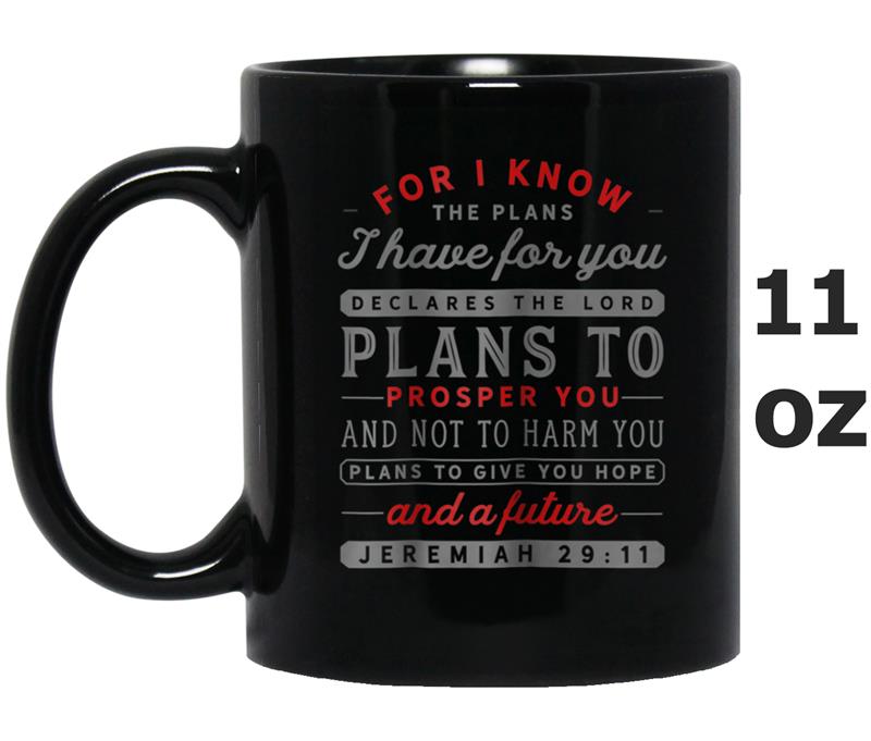 Christian  Jeremiah 29 11 Hope Bible Verse Mug OZ