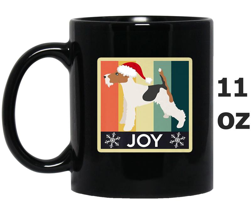 Christmas Wire Fox Terrier T- Mug OZ