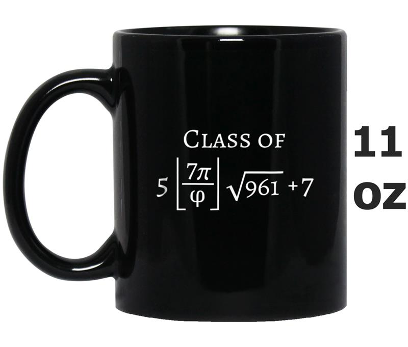 Class of 2022 Funny Math Pi 8th Eighth Graduation Gif Mug OZ