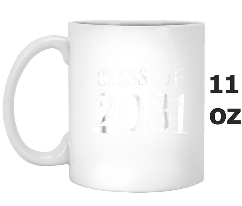 Class of 2031 Grow with me  - First Day of School Mug OZ