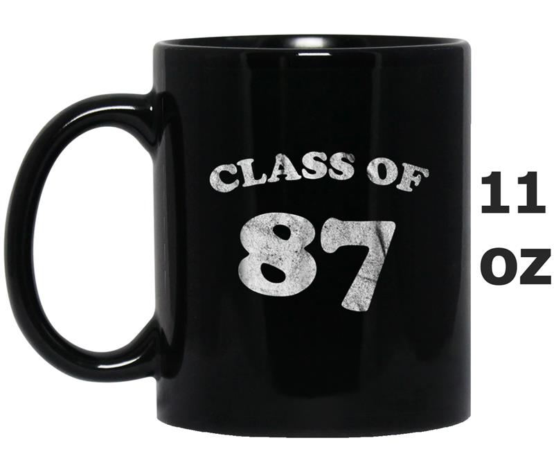 Class of 87  1987 Class Reunion  Retro Style Mug OZ