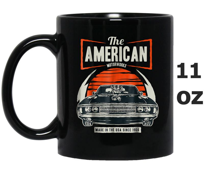 Classic American Muscle Cars Novelty Gift Mug OZ